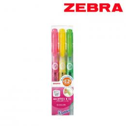 ゼブラ　オプテックス1EZ 蛍光ペン3色セットの商品画像