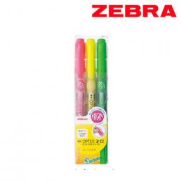 ゼブラ　オプテックス2EZ 蛍光ペン3色セットの商品画像