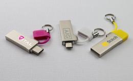 [名入代込み両面レーザーor4色シルク] USBメモリ 4GB Lynx ※8GB以上は別途お見積りの商品画像