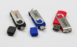 [名入代込み両面レーザーor4色シルク] USBメモリ 4GB Twister Go ※8GB以上は別途お見積りの商品画像