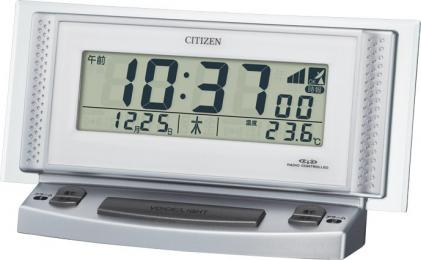 シチズン Wアラーム機能付 電波めざまし時計 [名入れ別途お見積もり]の商品画像