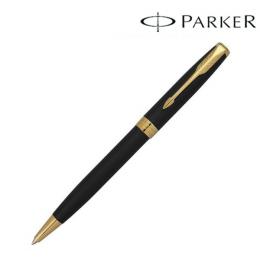 PARKER パーカー  ギフト包装 レーザー名入れ対応・ソネット　マットブラックGT　ボールペンの商品画像