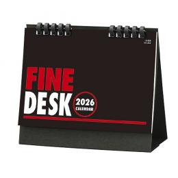ファインデスク ※スケジュールシール付き 卓上カレンダー 2026 [名入れ代込]の商品画像