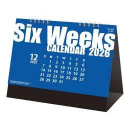 シックスウィークス 卓上カレンダー 2026 [名入れ代込]の商品画像