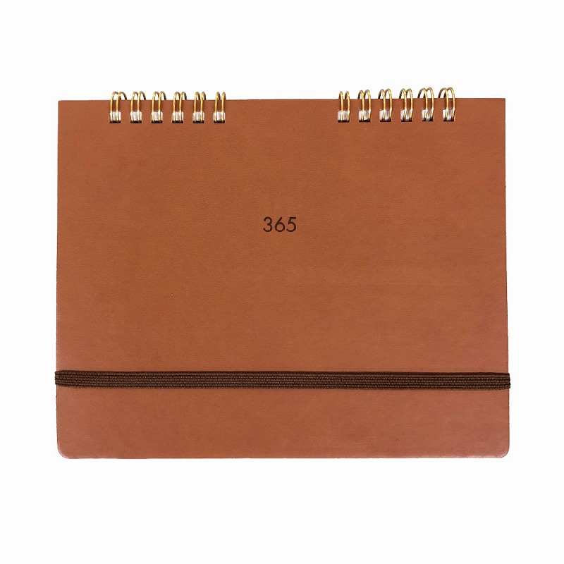 品質一番の 日曜始まりで 手帳のような卓上カレンダー 50冊 365 日曜始まり 茶 その他趣味 Www Amf46 Fr