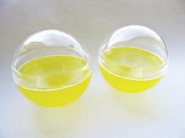 75mm ガチャガチャ 空カプセル 透明4色の商品画像