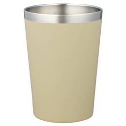 カラモ コンビニカップ対応 真空タンブラー 450ml アイボリーの商品画像