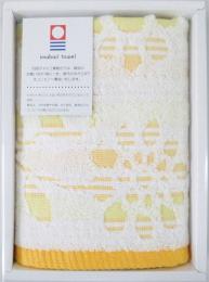 今治花柄ウォッシュタオル1枚の商品画像