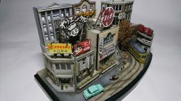 思い出ジオラマ「階段坂のある昭和レトロな街・Nゲージ」の商品画像