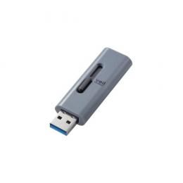 エレコム USB3.2(Gen1)メモリ32GB グレー MF-SLU3032GGYの商品画像