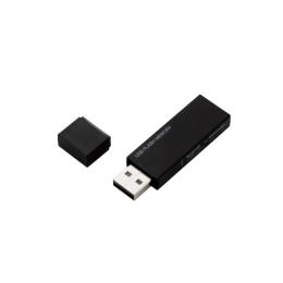 エレコム キャップ式USBメモリ(ホワイト)16GB ブラック MF-MSU2B16GBKの商品画像