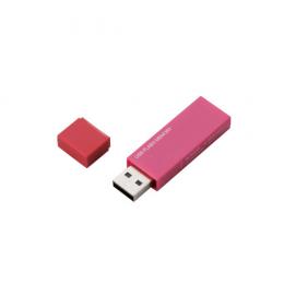 エレコム キャップ式USBメモリ(ホワイト)16GB ピンク MF-MSU2B16GPNの商品画像