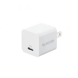 エレコム AC充電器 PowerDelivery認証/20W/USB-C1ポート/固定プラグ/ホワイト MPA-ACCP28WHの商品画像