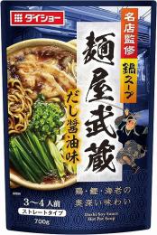 名店監修鍋スープ 麺屋武蔵だし醤油味700gの商品画像