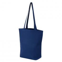 カラモ マチありコットンバッグ 縦型(ネイビー)の商品画像