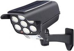 ソーラー充電式ダミーカメラ型LEDライトの商品画像