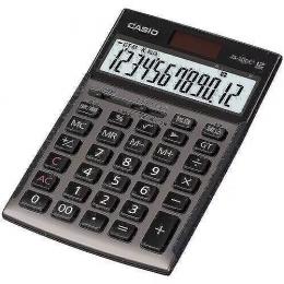カシオ(CASIO) JE12DWEN 人間工学電卓 12桁ジャスト ホワイト (各種記念品向けに名入れ対応可能)の商品画像