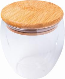 蓋付ダブルウォール耐熱グラス250ml　クリアの商品画像