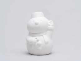 らくがきクリスマス貯金箱(スノーマン)の商品画像