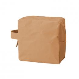 イークラフト・ウォッシャブルペーパースクエアポーチ(ベージュ)の商品画像