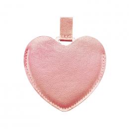 ハート型スリムプレートミラー(オーロラピンク)の商品画像