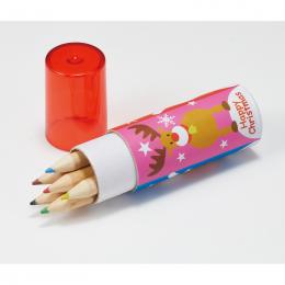 クリスマス色鉛筆6色セットの商品画像