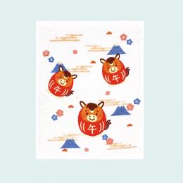 招福干支キッチンタオル(午)の商品画像