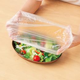 簡単かぶせるゴム付きラップ(100枚入り)の商品画像