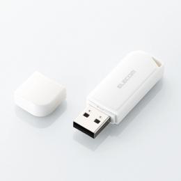 エレコム バリュータイプUSBメモリ USBフラッシュ/USB2.0/HMU/8GB/ホワイトMF-HMU208GWHの商品画像