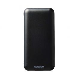 【名入れ専用】 エレコム モバイルバッテリー 10000mAh/USB-C×1/USB-A×2/microB×1/ブラックDE-C66-10000BKの商品画像