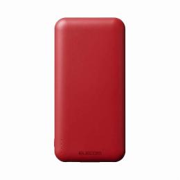 【名入れ専用】 エレコム モバイルバッテリー 10000mAh/USB-C×1/USB-A×2/microB×1/レッドDE-C66-10000RDの商品画像