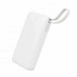 リン酸鉄リチウムイオンモバイルバッテリ 5000mAh ホワイトの商品画像