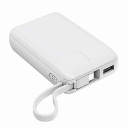 リン酸鉄リチウムイオンモバイルバッテリ  10000mAh ホワイトの商品画像