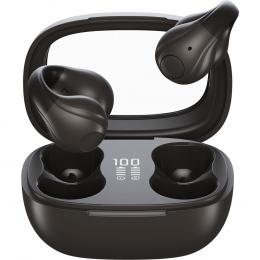 オープンイヤー　完全ワイヤレスイヤホン ブラックの商品画像