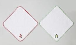 クリスマス刺しゅうキッチンクロス(2枚セット)の商品画像
