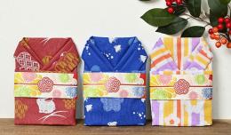 和柄文様 着物手ぬぐい(梅小紋うさぎ)の商品画像