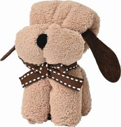 ふんわりわんこタオルハンカチの商品画像