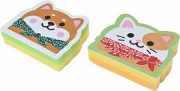 わんにゃんダイカットキッチンスポンジ(1コ入)の商品画像