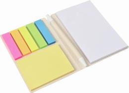 〈牛乳パック再利用〉手帳型ふせんセット(ボールペン付)の商品画像