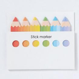 色鉛筆型ふせんの商品画像
