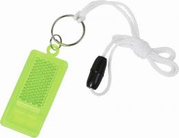 反射板付ホイッスル(ネックストラップ付)の商品画像