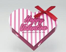 バレンタインハート(チョコレートボール5包入・シール付)の商品画像