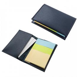 PREMO リサイクルレザーフセン付カードケース　ネイビーの商品画像