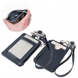 PREMO リサイクルレザー パス&コインケース　ネイビーの商品画像