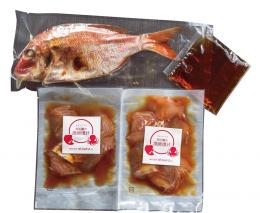 明石鯛めしのもと&明石鯛の漁師漬けの商品画像