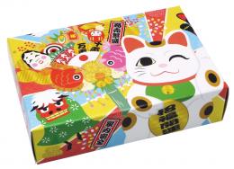 開運縁起BOXティッシュ30Wの商品画像