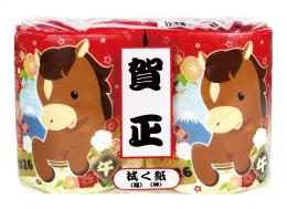 干支(午)賀正トイレット2ロールダブル(27.5m)の商品画像