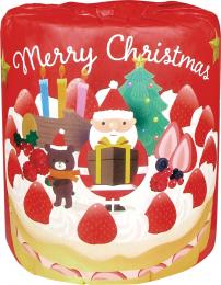 出た目でクリスマスサンタトイレットペーパー30人用の商品画像