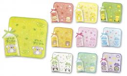 ぽちゃちゃアニマル ギフトラッピングミニタオル1枚の商品画像