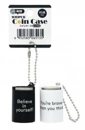 100円玉コインケース1個(モノクロ)の商品画像